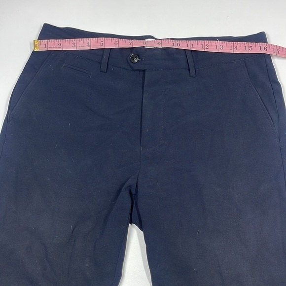 Lindbergh Men's Navy Ankle Grazer Trousers Pants Size Medium M - Picture 8 of 9